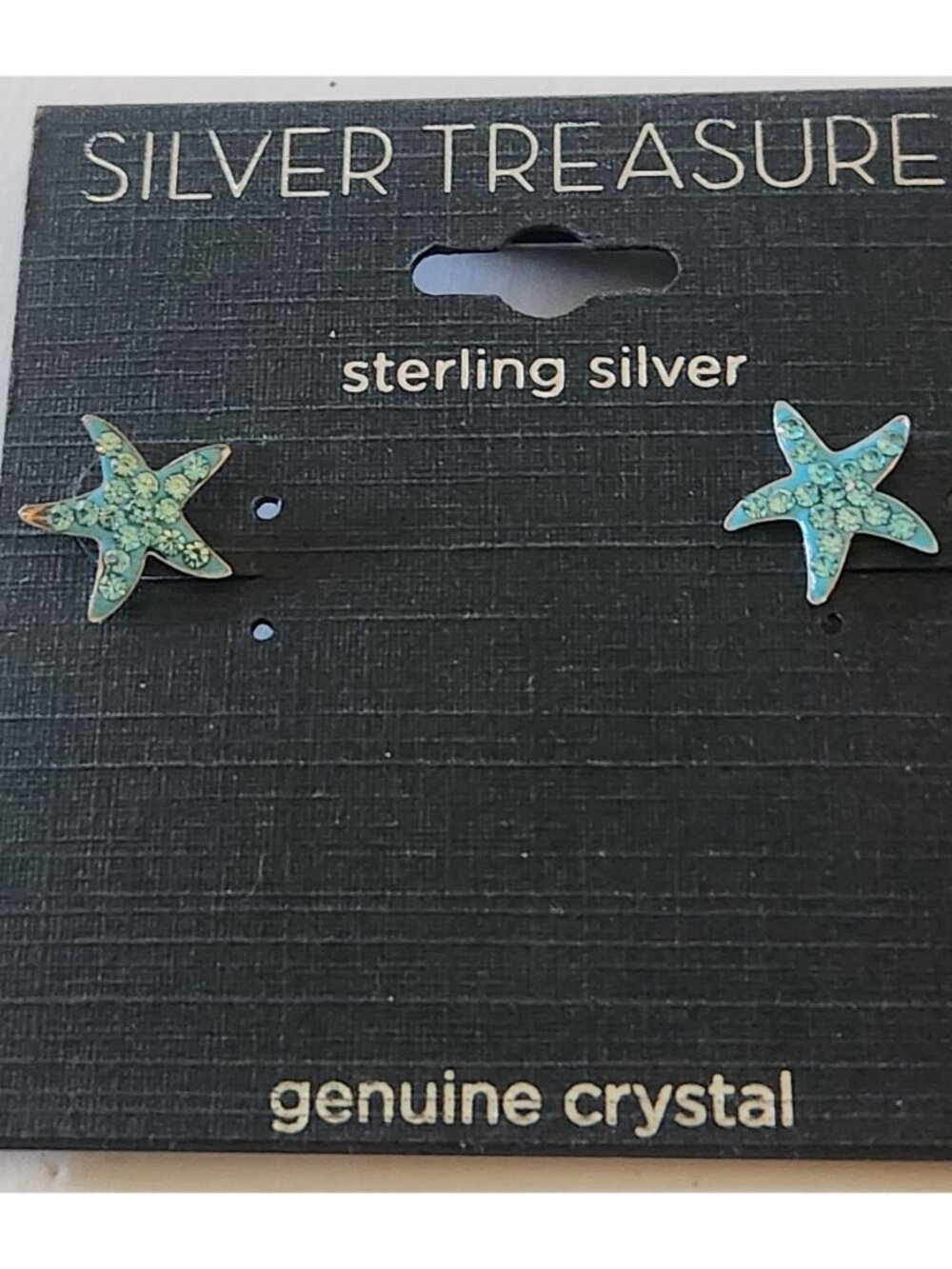 Sterling Silver starfish stud earrings